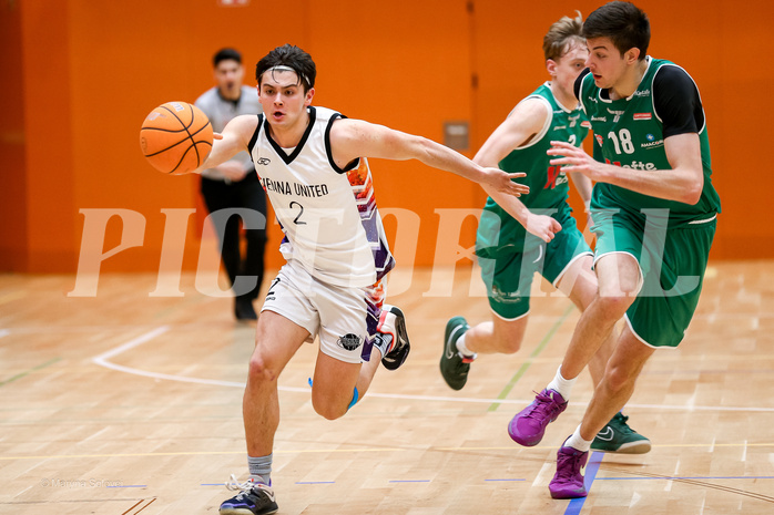 22.03.2025 Österreichischer Basketballverband 2024/25, SLMU19, Vienna United vs. Kapfenberg Bulls 