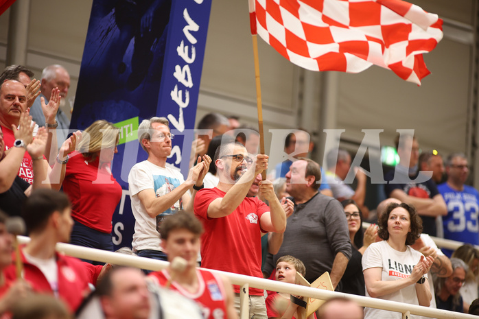 Basketball Superliga 2023/24, Playoff, Viertelfinale Spiel 4 SKN St. Pölten vs. Traiskirchen Lions


