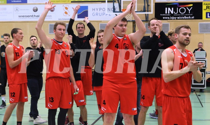 Basketball 2.Bundesliga 2017/18, Grunddurchgang 17.Runde Mistelbach Mustangs vs. Basket Flames


