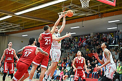 Basketball, Superliga 2023/24, Grunddurchgang 20. Runde, Flyers Wels vs. BC Vienna,