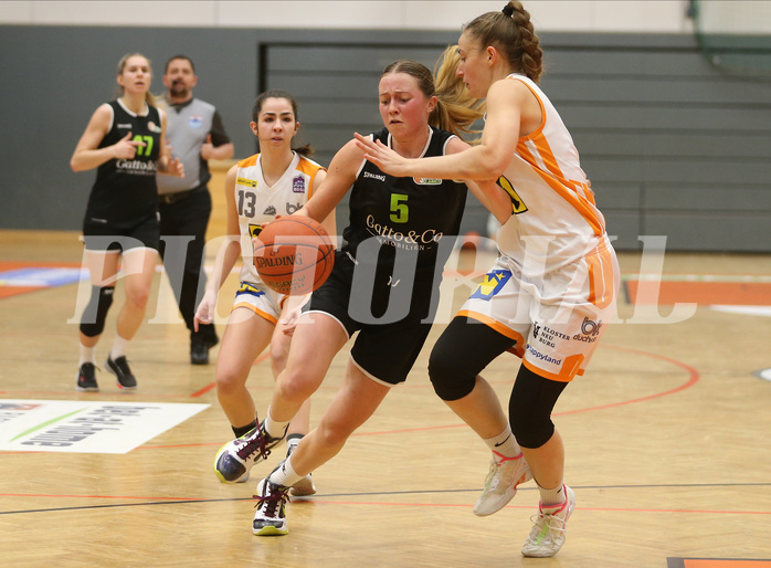 Basketball Damen Superliga 2021/22, Grunddurchgang 12.Runde BK Duchess Klosterneuburg vs. Basket Flames



