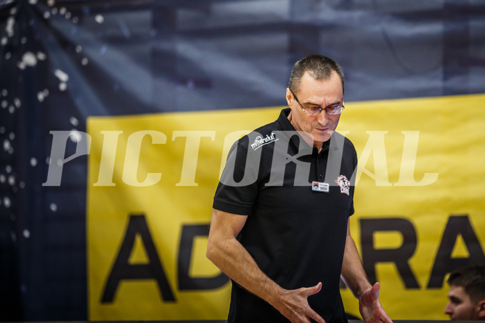 Basketball, bet-at-home Basketball Superliga 2021/22, Grunddurchgang 5.Runde, Traiskirchen Lions, Kapfenberg Bulls, Nenad Josipovic (Head Coach)