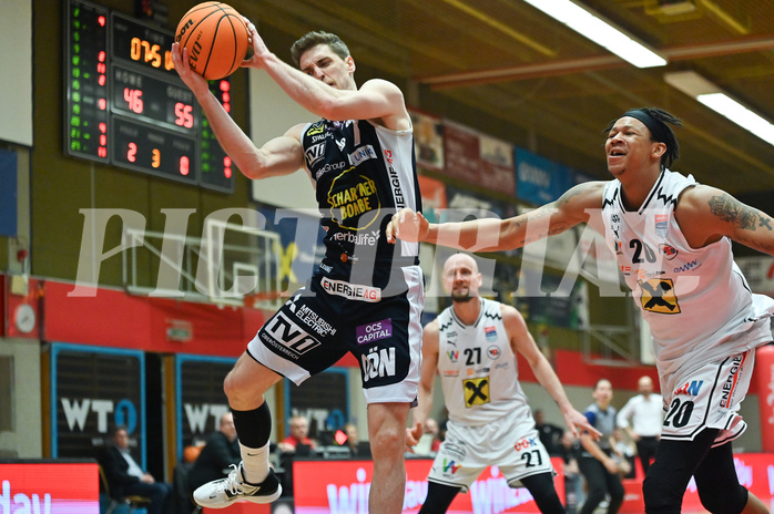 Basketball Superliga 2023/24, 8.Plazierungsrunde,
Flyers Wels vs. Gmunden Swans

