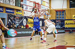 Basketball, Admiral Basketball Superliga 2019/20, Grunddurchgang 17.Runde, Traiskirchen Lions, Oberwart Gunners, Saimon Sutt (11)