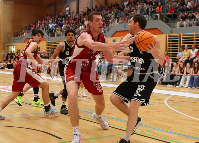 Basketball Zweite Liga 2024/25, Playoffs, Finale Spiel 3 Mistelbach Mustangs vs. Wörthersee Piraten


