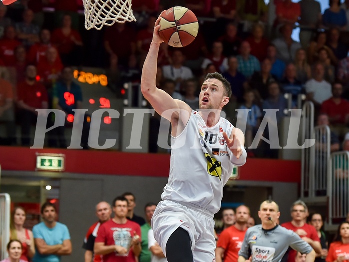 Basketball ABL 2015/16 Playoff Halbfinale Spiel 5 WBC Wels vs Traiskirchen Lions