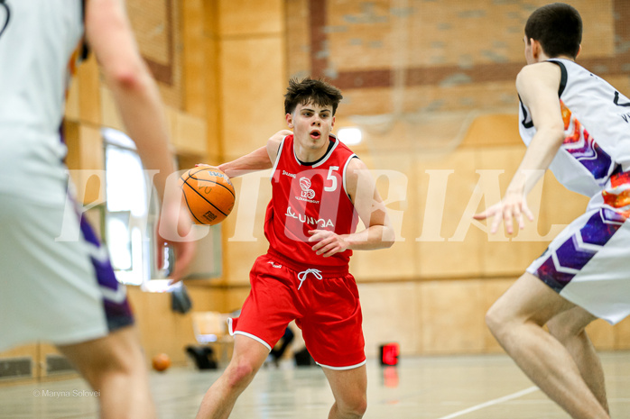 13.04.2025 Österreichischer Basketballverband 2024/25, SLMU19, Vienna United vs. SG Salzkammergut