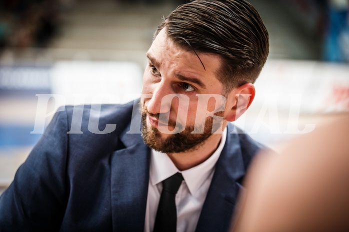 Basketball, ABL 2018/19, Playoff VF Spiel 1, Oberwart Gunners, BC Vienna, Horst Leitner (Coach) Basketball, ABL 2018/19, Playoff VF Spiel 1, Oberwart Gunners, BC Vienna, Horst Leitner (Coach)