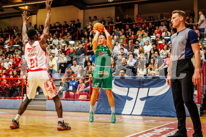 Basketball, win2day Basketball Superliga 2024/25, Grunddurchgang 1.Runde, Traiskirchen Lions, Kapfenberg Bulls, 