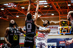 Basketball, Win2Day Superliga 2024/25, Playoffs Viertelfinale Spiel 4, BBC Nord Dragonz, Flyers Wels, Austen Awosika (10)