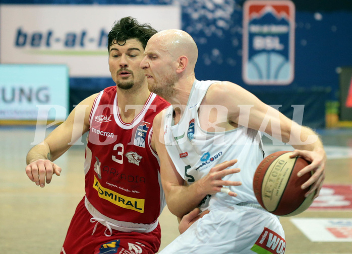 Basketball Superliga 2020/21,  Grunddurchgang 16.Runde, Kapfenberg Bulls vs. Traiskirchen Lions