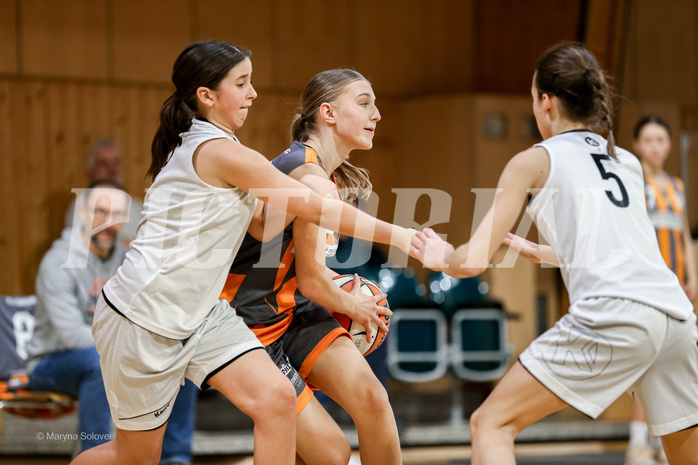 22.02.2025 Österreichischer Basketballverband 2024/25, SLWU14 Basket Flames UNION vs Basket Duchess