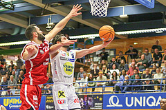 Basketball Superliga 2024/25, Grunddurchgang 12.Runde Gmunden Swans vs. BC Vienna


