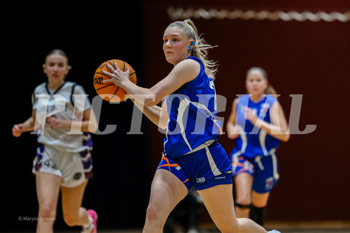 01.03.2025 Österreichischer Basketballverband 2024/25, SLWU19 Vienna United vs. DBB Basketgirls Wels