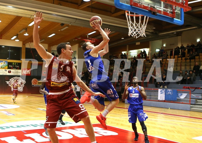 Basketball ABL 2016/17, Grunddurchgang 14.Runde Traiskirchen Lions vs. Oberwart Gunners