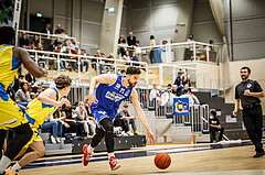 Basketball, bet-at-home Basketball Superliga 2021/22, Platzierungsrunde 9.Runde, SKN St. Pölten Basketball, Oberwart Gunners, Ioannis Chatzinikolas (11)