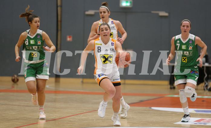 Basketball Damen Superliga 2021/22, Grunddurchgang 10.Runde BK Duchess Klosterneuburg vs. UBI Graz


