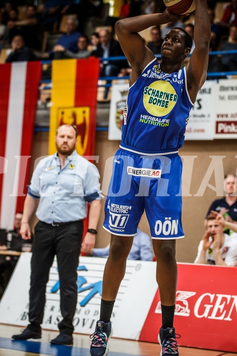 Basketball, ABL 2018/19, Playoff HF Spiel 2, , Gmunden Swans, Torrion Brummitt (17)