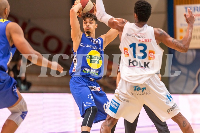 Basketball, ABL 2016/17, Grunddurchgang 33.Runde, Oberwart Gunners, Gmunden Swans, Adrian Mitchell (7)