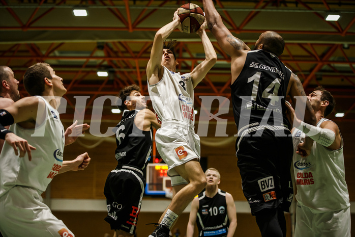 Basketball, Basketball Zweite Liga, Playoffs: Viertelfinale 2. Spiel, BBC Nord Dragonz, Mattersburg Rocks, Felix Leindecker (8)
