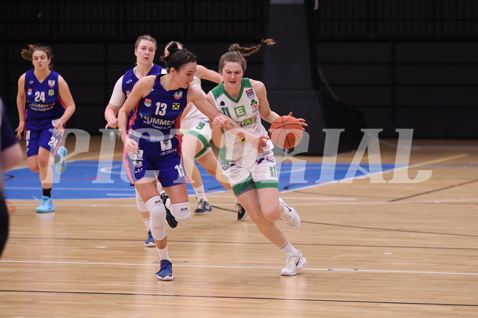 05.03.2023, Graz, Raiffeisen Sportpark, Basketball Damen Superliga 2022/23, Semifinale Spiel 1, UBI Holding Graz vs. UBSC-DBBC Graz,  