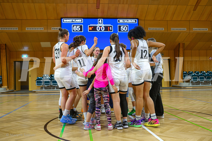 17.11.2024 Österreichischer Basketballverband 2024/25, SLWU19, Basket Flames UNION vs. BBU Salzburg