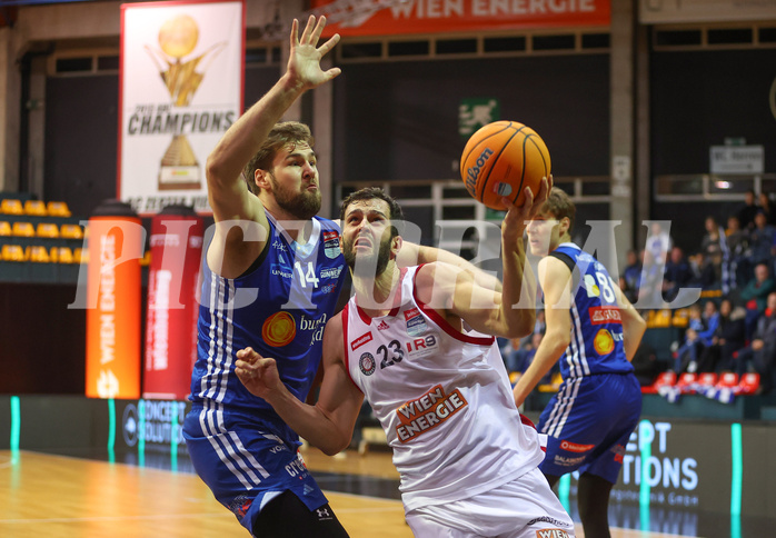 Basketball Superliga 2024/25, Gruunddurchgang 18.Runde BC Vienna vs. Oberwart Gunners