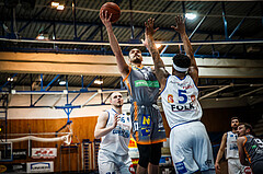 Basketball, bet-at-home Basketball Superliga 2021/22, Grunddurchgang Runde 16, Oberwart Gunners, Klosterneuburg Dukes, Benjamin Blazevic (11)