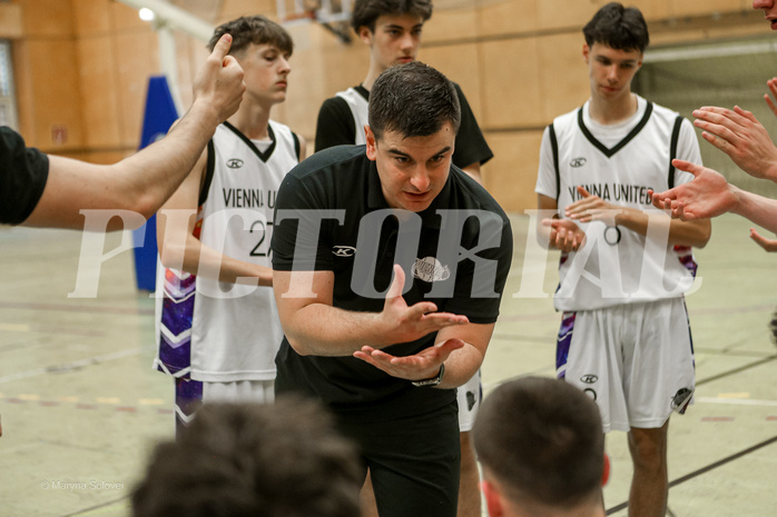 27.04.2025 Österreichischer Basketballverband 2024/25, SLMU16, VF Vienna United vs. SKN St. Pölten