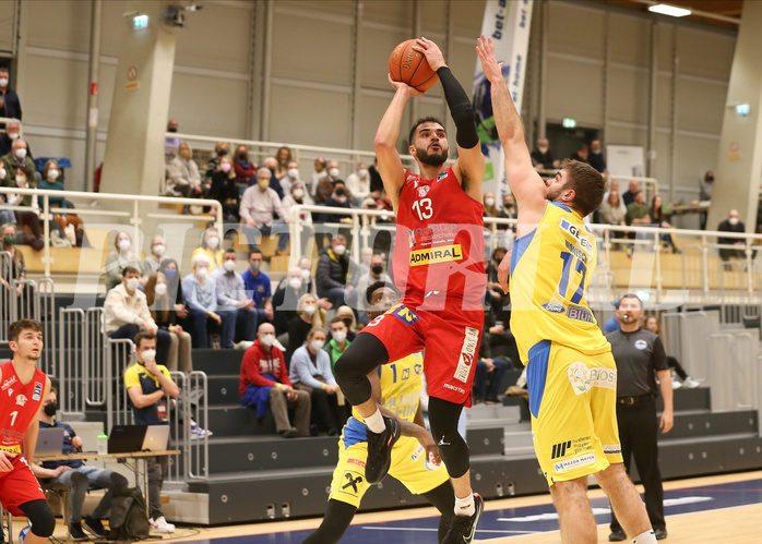 Basketball Superliga 2021/22, Grunddurchgang 17.Runde SKN St.Pölten vs. Traiskirchen Lions