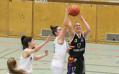 Basketball Damen Superliga 2021/22, Grundducrhgang 14.Runde Vienna United vs. KOS Celovec


