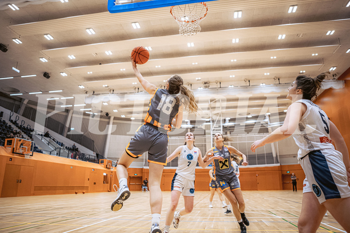 Basketball, Win2Day Basketball Damen Superliga 2022/23, Grunddurchgang 12.Runde, Vienna Timberwolves, BK Raiffeisen Duchess Klosterneuburg, Sarah Winkler (18)