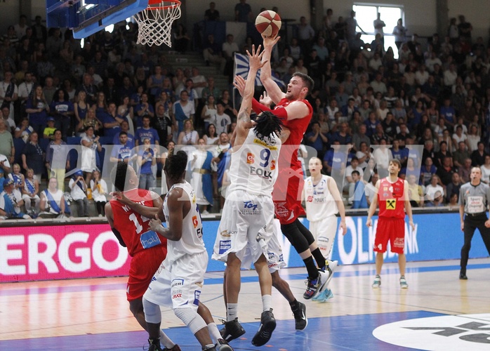 Basketball ABL 2015/16 Finale Spiel 1  Oberwart Gunners vs Raiffeisen Wels
