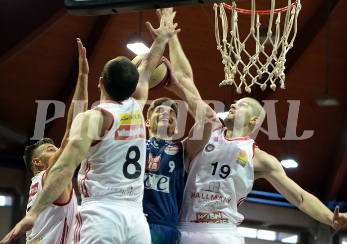 Basketball ABL 2015/16 Grunddurchgang 32.Runde BC Vienna vs Kapfenberg Bulls
