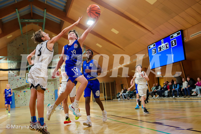 09.11.2024 Österreichischer Basketballverband 2024/25, SLMU14, Basket Flames WAT vs STARS Basketball