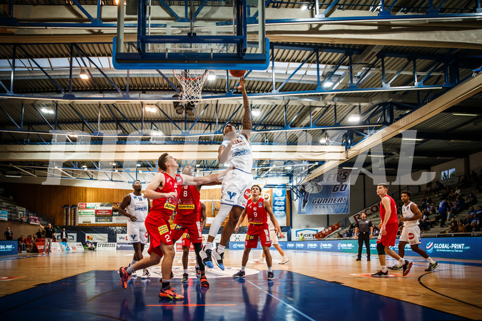 Basketball, Basketball Austria Cup 2021/22, Achtelfinale, Oberwart Gunners, Traiskirchen Lions, 