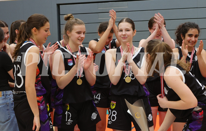 Superliga 2022/23, WU19 Finale, Siegerehrung Basketduchess Klosterneuburg vs. Vienna United


