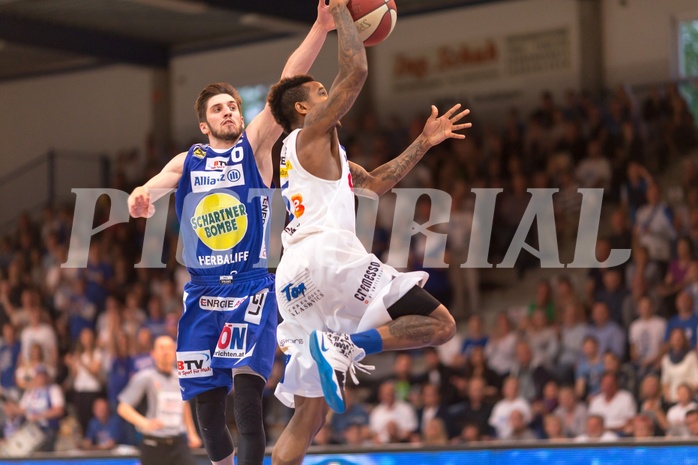 Basketball, ABL 2015/16, Playoff Viertelfinale Spiel 5, Oberwart Gunners vs. Gmunden Swans