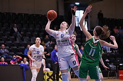 18.02.2023, Graz, Raiffeisen Sportpark, Basketball Damen Superliga 2022/23, Grunddurchgang 13.Runde, UBSC-DBBC Graz vs. KOS Celovec Damen,  