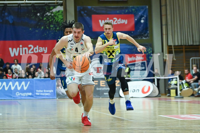Win2Day Basketball Superliga 2023/24, Playoff, Viertelfinale Spiel 3, Flyers Wels vs UBSC Graz