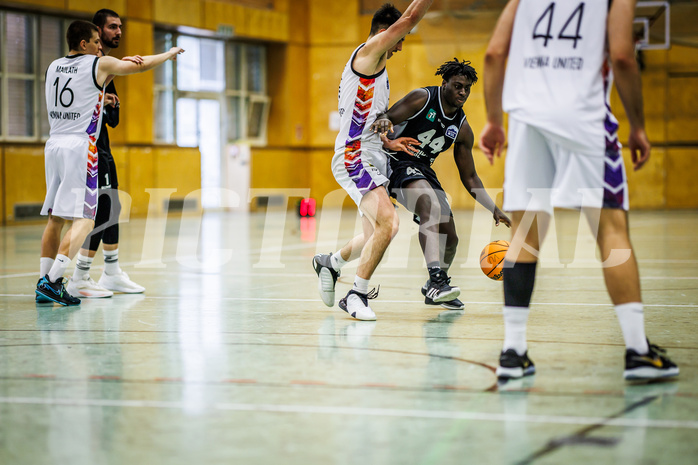 Basketball, Basketball Zweite Liga 2023/24, Grunddurchgang 2.Runde, Vienna United, Raiders Tirol, Gasper Jordan Rojko (44)