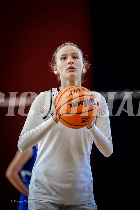 02.03.2025 Österreichischer Basketballverband 2024/25, SLWU16 Basket Flames UNION vs. DBB  Basketgirls Wels
