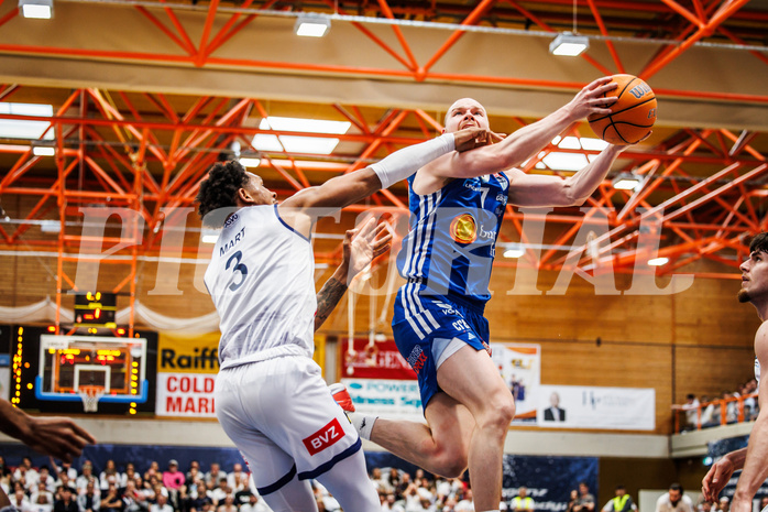 Basketball, win2day Basketball Superliga 2024/25, Playoffs Finale 2. Spiel
, BBC Nord Dragonz, Oberwart Gunners, Sebastian Käferle (7)