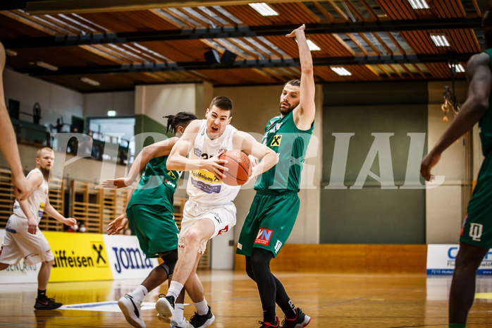 Basketball, Basketball Zweite Liga, Grunddurchgang 15.Runde, Mattersburg Rocks, Dornbirn Lions, Ivan Begic (35)