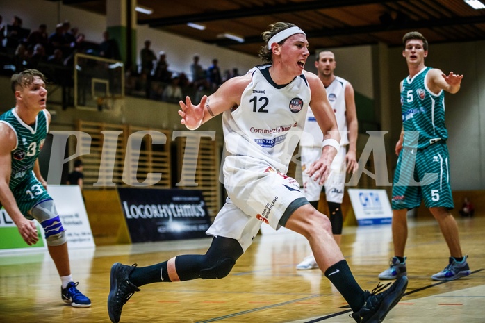 Basketball, 2.Bundesliga, Grunddurchgang 2.Runde, Mattersburg Rocks, KOS Celovec, Philipp GERM (12)