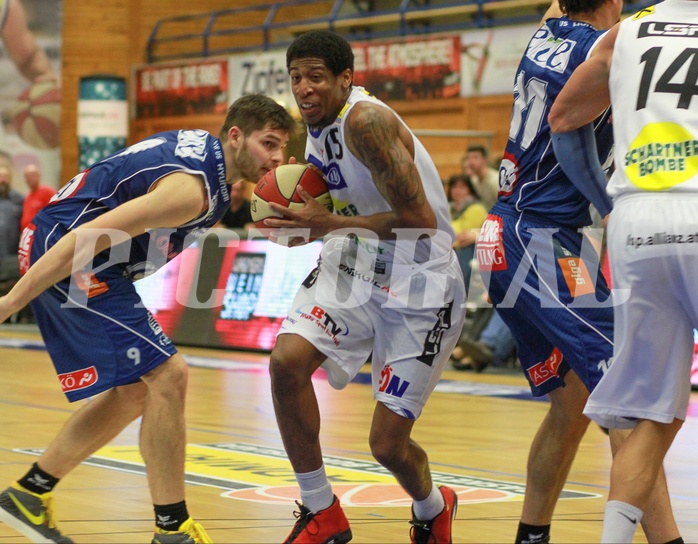 Basketball ABL 2015/16 Grunddurchgang 10.Runde Gmunden Swans vs. Kapfenberg Bulls