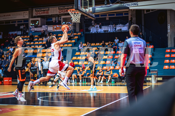 Basketball, Win2Day Superliga 2022/23, Grunddurchgang 3.Runde, BC GGMT Vienna, CITIES Panthers Fürstenfeld, Enis Murati (44)