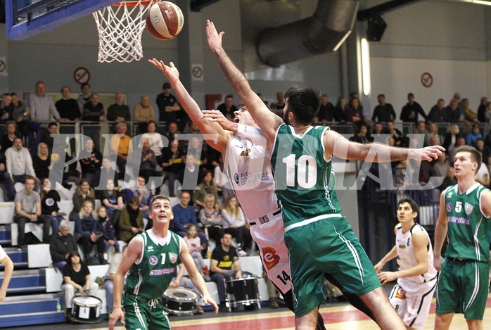 Basketball 2.Bundesliga 2017/18 Grunddurchgang 19.Runde  Jennersdorf Blackbirds vs KOS Celovec