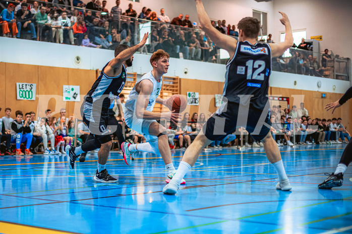 Basketball, Basketball Zweite Liga 2022/23 Playoff, Viertelfinale Spiel 2, Union Deutsch Wagram, Raiders Tirol, Luis Göd (2)