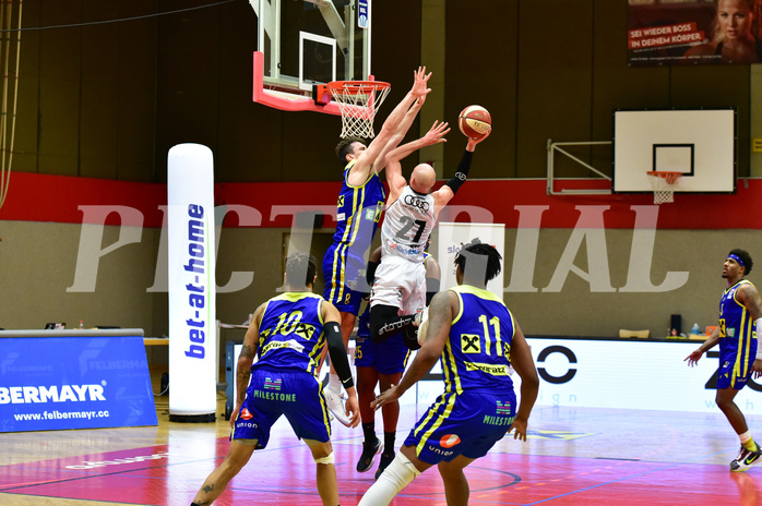 Basketball Superliga 2020/21, Grunddurchgang 14. Runde Flyers Wels vs. Graz